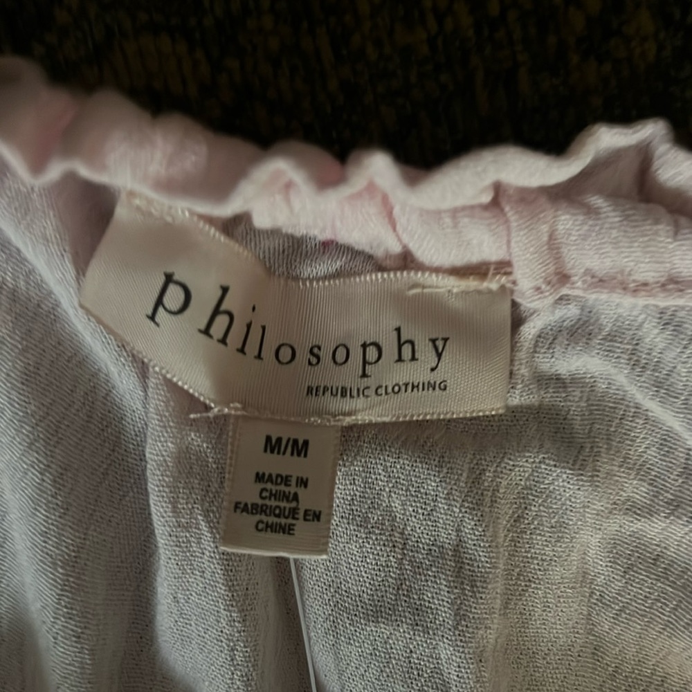 Light pink blouse size medium